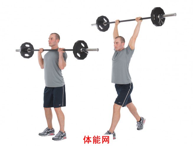 半挺推举方法以及常见错误-第1张图片-体能网