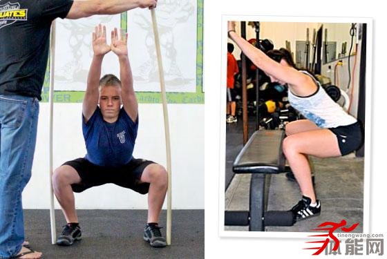 Crossfit深蹲的基本动作、错误姿势及修正方式-第2张图片-体能网