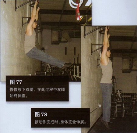 悬垂蛙举腿动作2