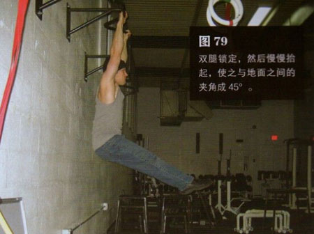 悬垂半举腿动作1