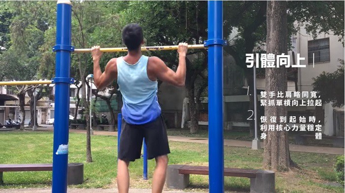 夏日健健美—背部单杠训练-第1张图片-体能网