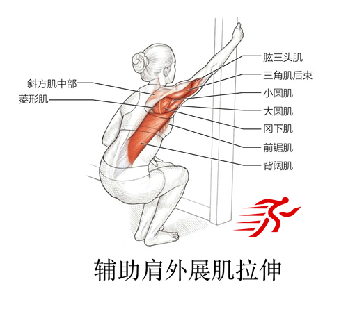 辅助肩外展肌拉伸