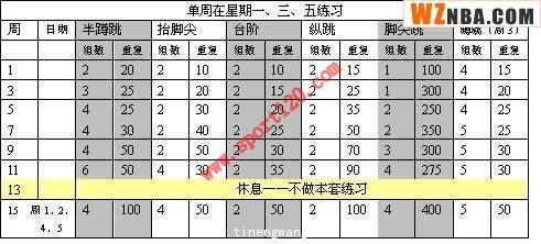 美国最著名的纵跳训练计划-第7张图片-体能网 美国最著名的纵跳训练计划-第7张图片-体能网