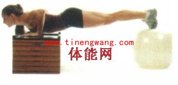 健身球和木箱组合俯卧撑-第1张图片-体能网 健身球和木箱组合俯卧撑-第1张图片-体能网