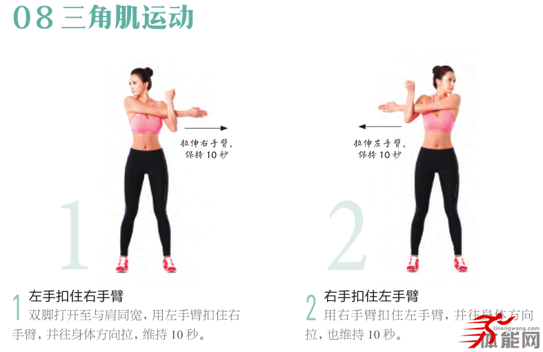十个拉筋操动作使你充分热身-第9张图片-体能网